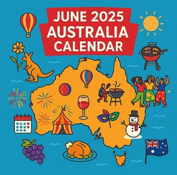 June 2025 Australia Calendar: Holidays, Festivals, Observances, State Events, International Days