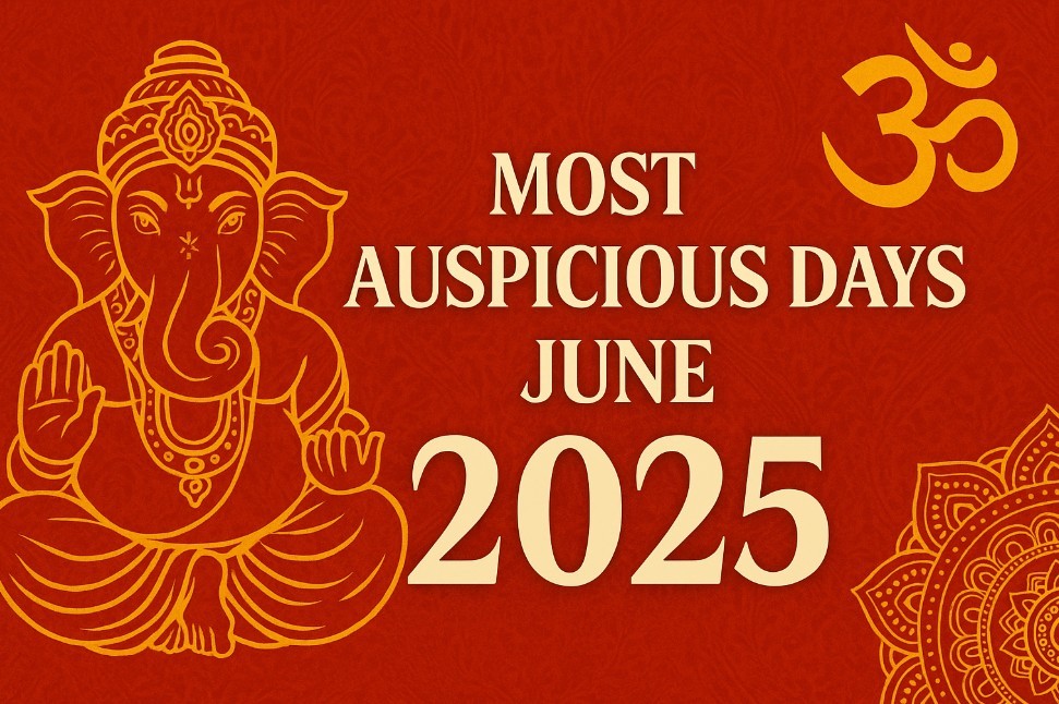 Most Auspicious Dates in June 2025 By Hindu Calendar/Culture: Wedding, Opening, Startup, And More