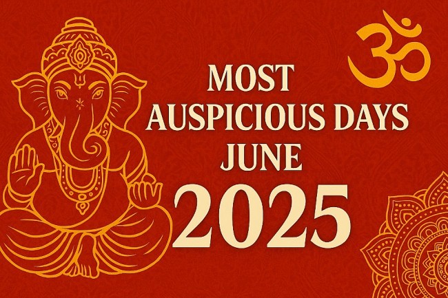 Most Auspicious Dates in June 2025 By Hindu Calendar/Culture: Wedding, Opening, Startup, And More