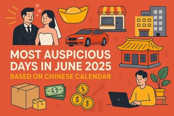 Most Auspicious Days in June 2025 By Chinese Culture: For Wedding, Opening, Startup, And More