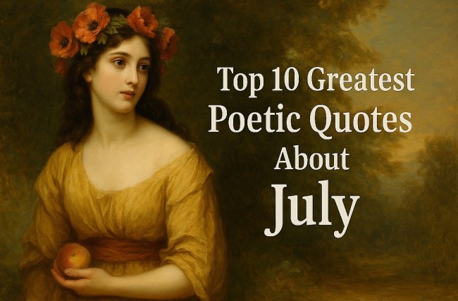 Top 10 Greatest Poetic Quotes That Capture July
