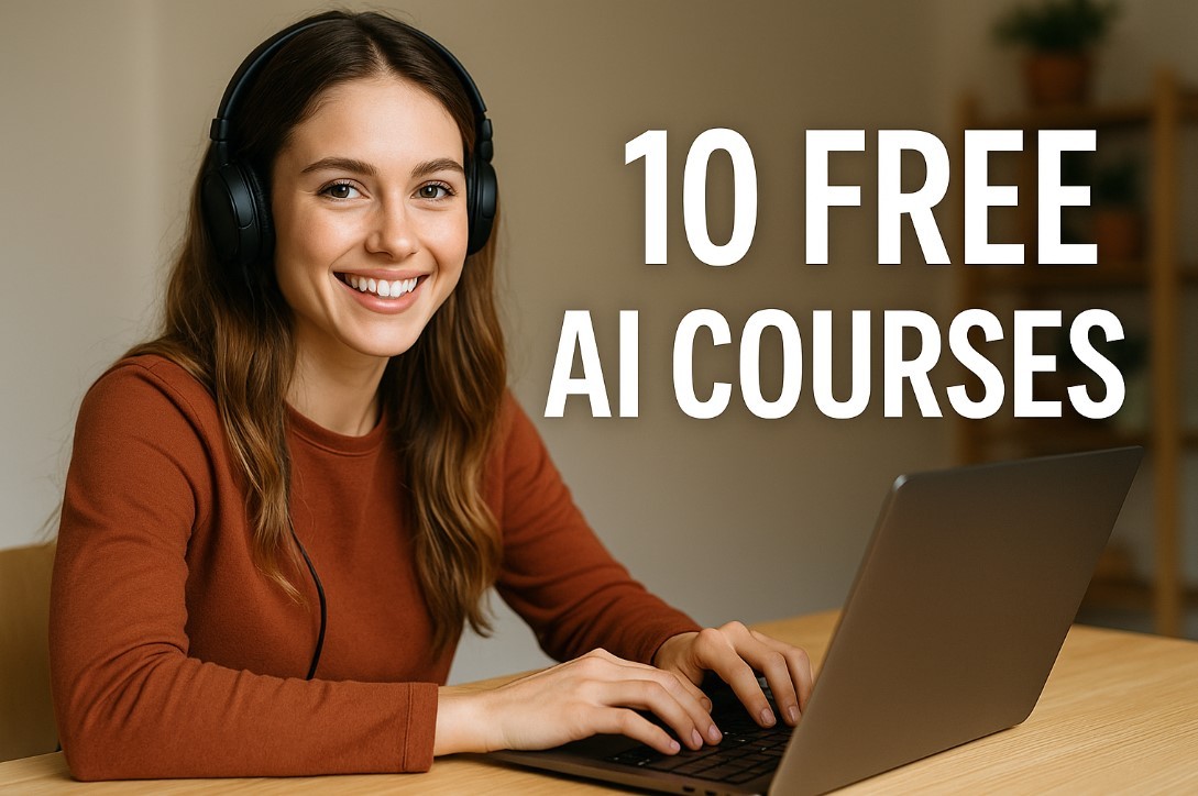 Top 10 Most Popular Free AI Courses for Beginners With Certificate in 2025