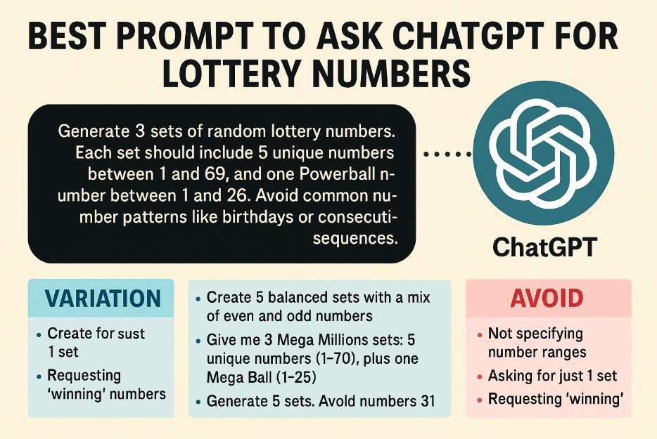 What’s the Best Prompt to Ask ChatGPT for Lottery Numbers?