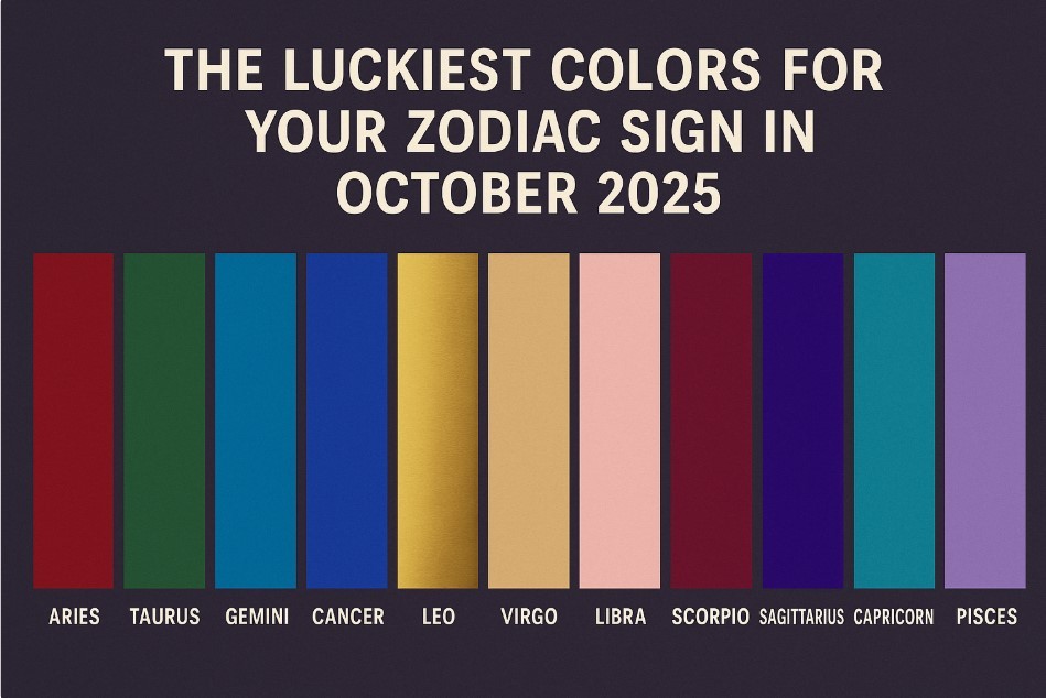 The Luckiest Colors for Your Zodiac Sign in October 2025