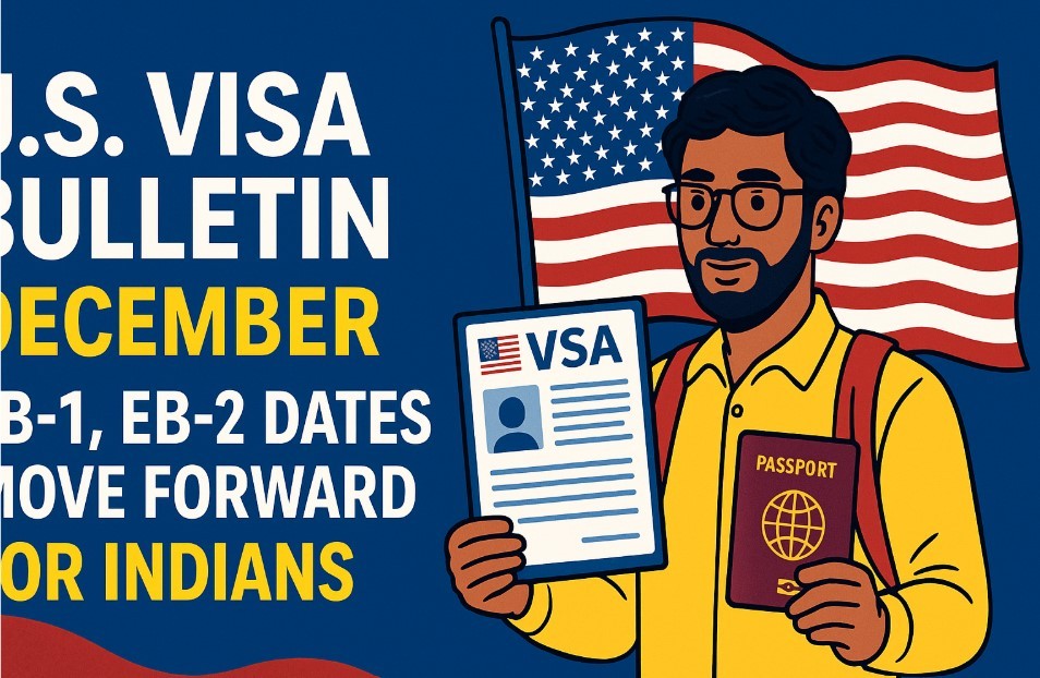 December 2025 U.S. Visa Bulletin: What Indian Applicants in EB-1 & EB-2 Need to Know