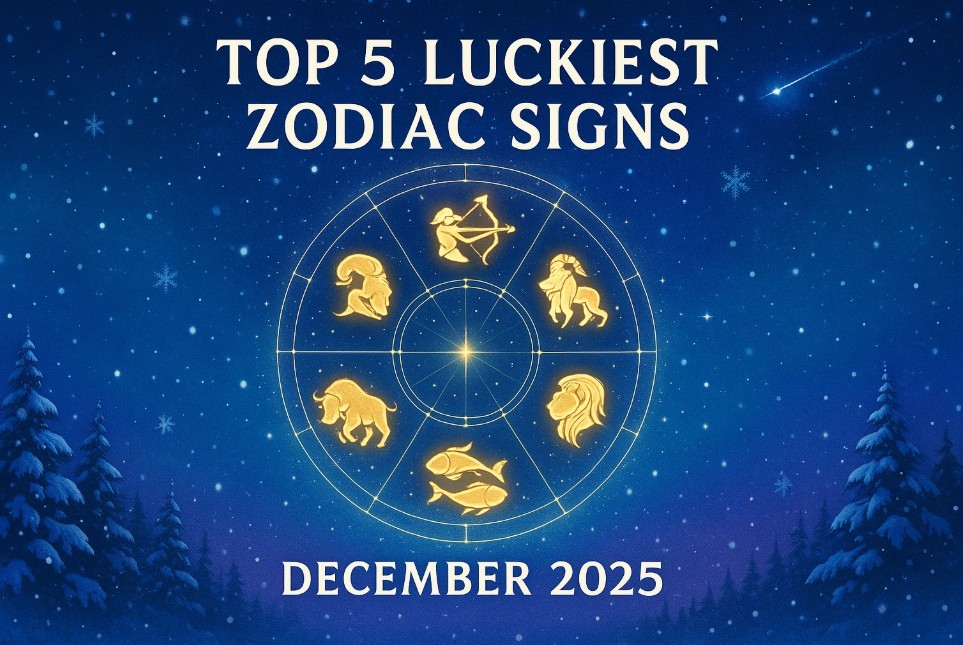The 5 Luckiest Zodiac Signs in December 2025, According to Astrologers