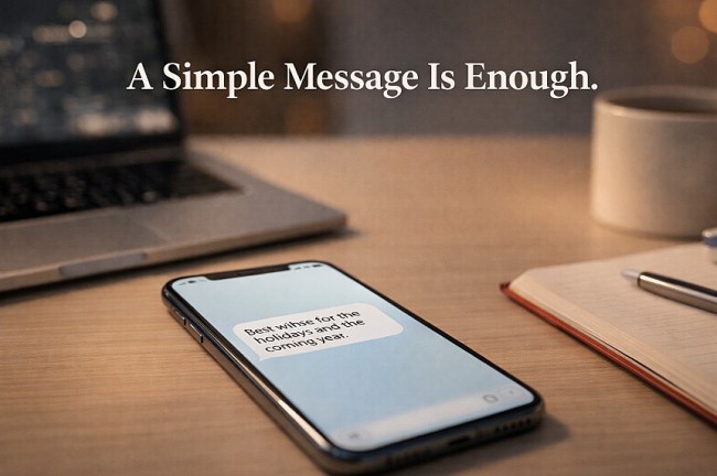 Short Christmas Text Messages for Coworkers You Barely Know