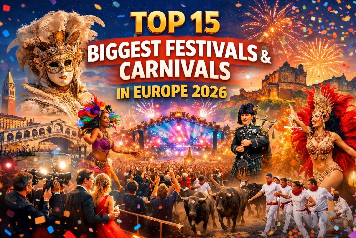 Top 15 Biggest Festivals and Carnivals in Europe in 2026: Dates, Highlights, and Expert Travel Tips