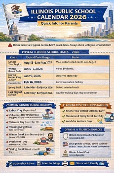 2026 Illinois Public School Calendar: Key Dates, Breaks, and What Families Should Know