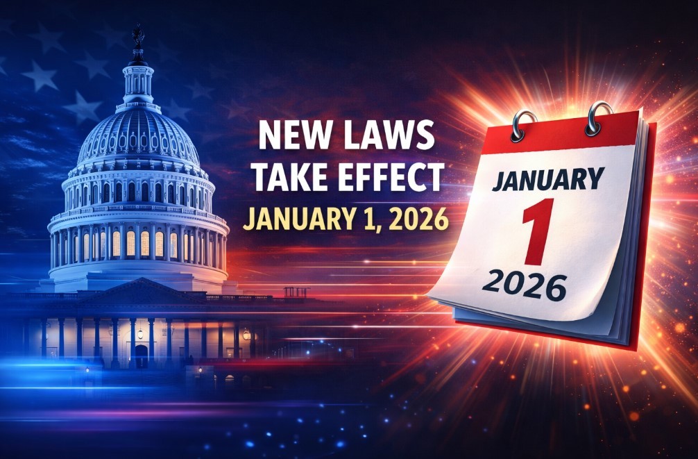 New U.S. Laws Taking Effect January 1, 2026: Full State-by-State Americans Should Know