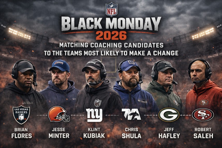 NFL Black Monday 2026: Matching Coaching Candidates to the Teams Most Likely to Make a Change