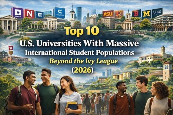 Top 10 U.S. Universities With Massive International Student Populations (2026)