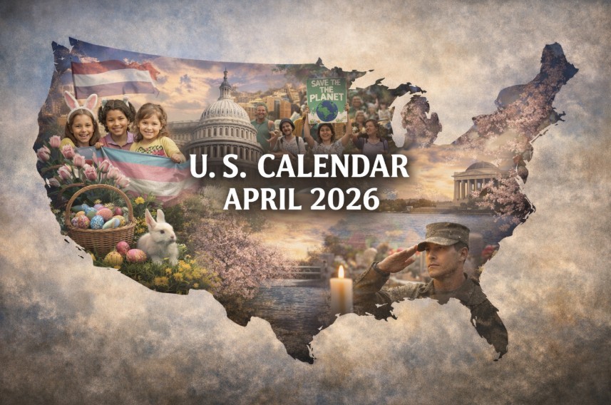 U.S. Calendar in April 2026: Holidays, Observances, and Major Events