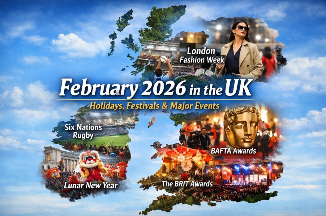 UK Calendar February 2026: Holidays, Festivals and the Biggest Events