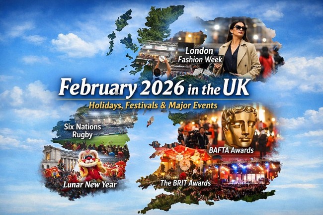 UK Calendar February 2026: Holidays, Festivals and the Biggest Events