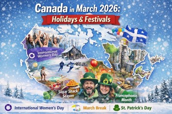 Canada Calendar in March 2026: Holidays, Festivals, Major Events, and Seasonal Celebrations