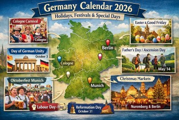Germany Calendar 2026: Public Holidays, Festivals, and Special Days Guide