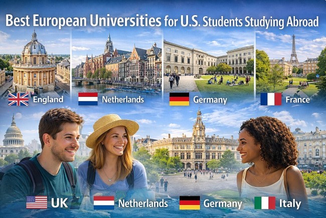 Best European Universities for U.S. Students Studying Abroad