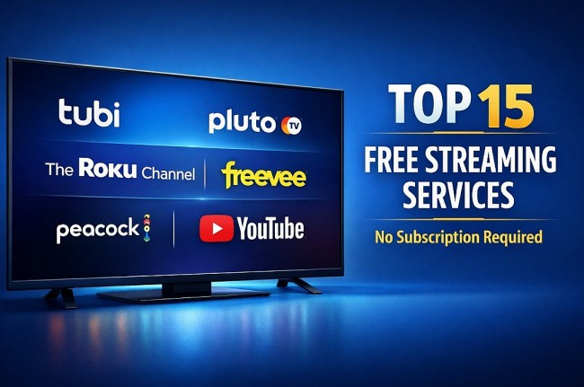 Top 15 Free Streaming Services in the U.S. Right Now (No Subscription Required)