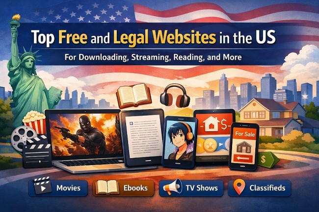 free and legal websites in the us watch download read and sell online