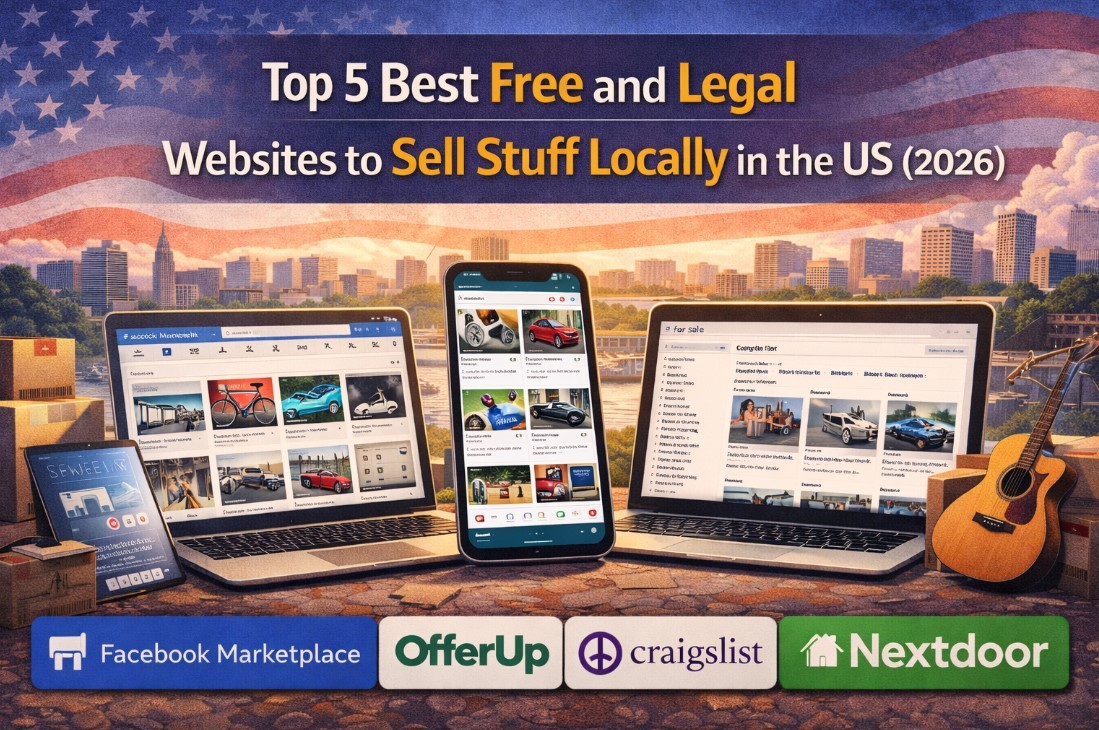 Top 5 Best Free and Legal Websites to Sell Stuff Locally in the U.S (Latest Guide)