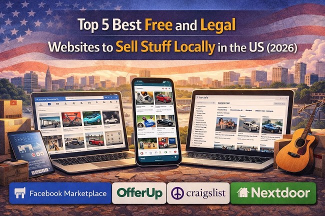 Top 5 Best Free and Legal Websites to Sell Stuff Locally in the U.S (Latest Guide)