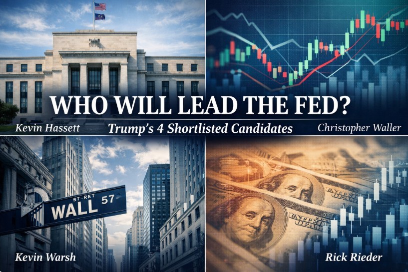 Who Are the 4 Top Candidates for Federal Reserve Chair? Bios of Hassett, Waller, Warsh & Rieder