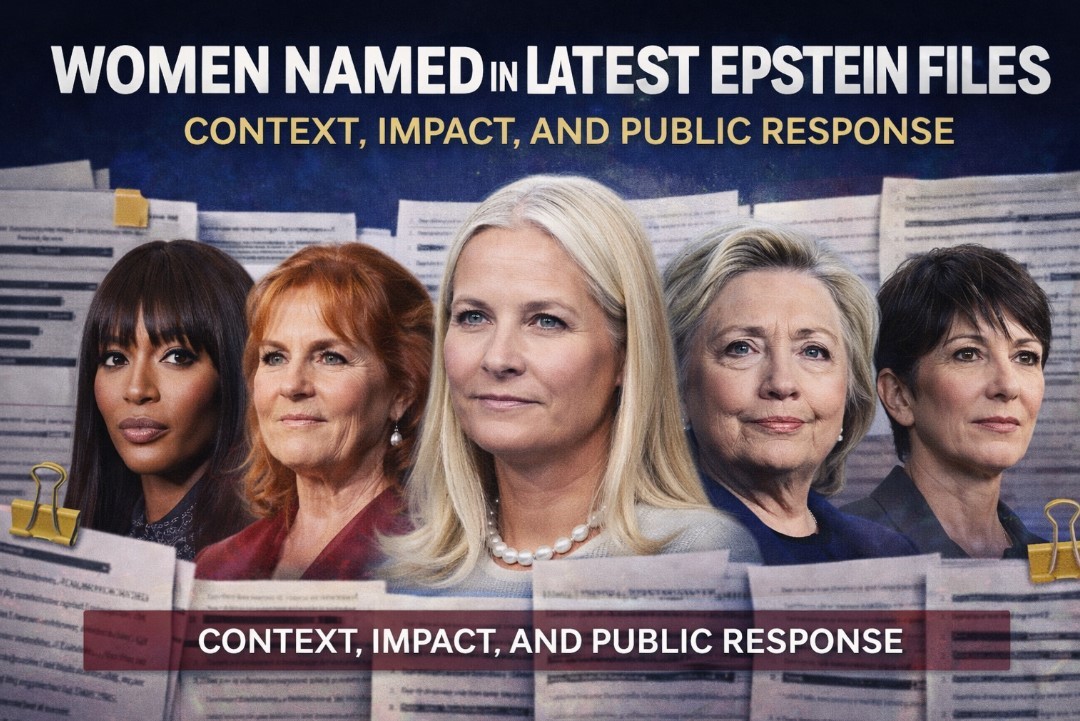 Famous Women Mentioned in the Epstein Files - Who They Are and What the Records Show