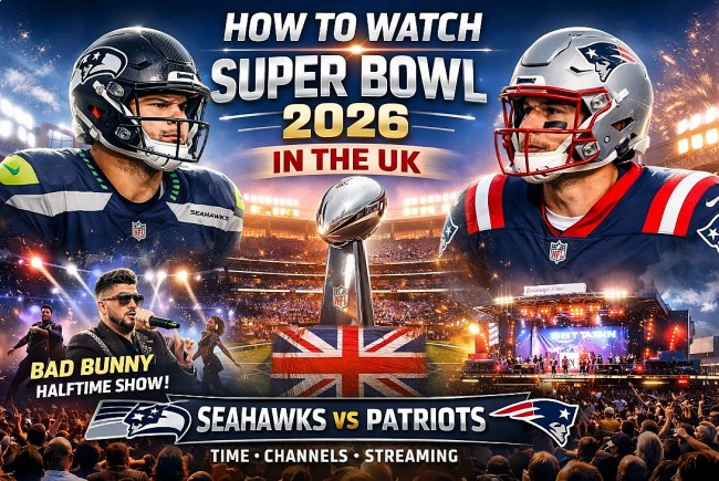 How to Watch Super Bowl 2026 in the UK: Seahawks vs. Patriots, TV, Streaming Websites