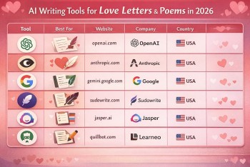 6 Best AI Tools for Love Letters and Poems