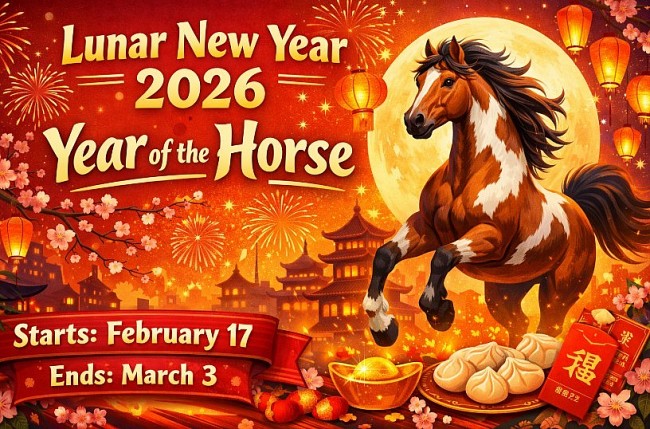 Lunar New Year 2026: When Does It Start and End?