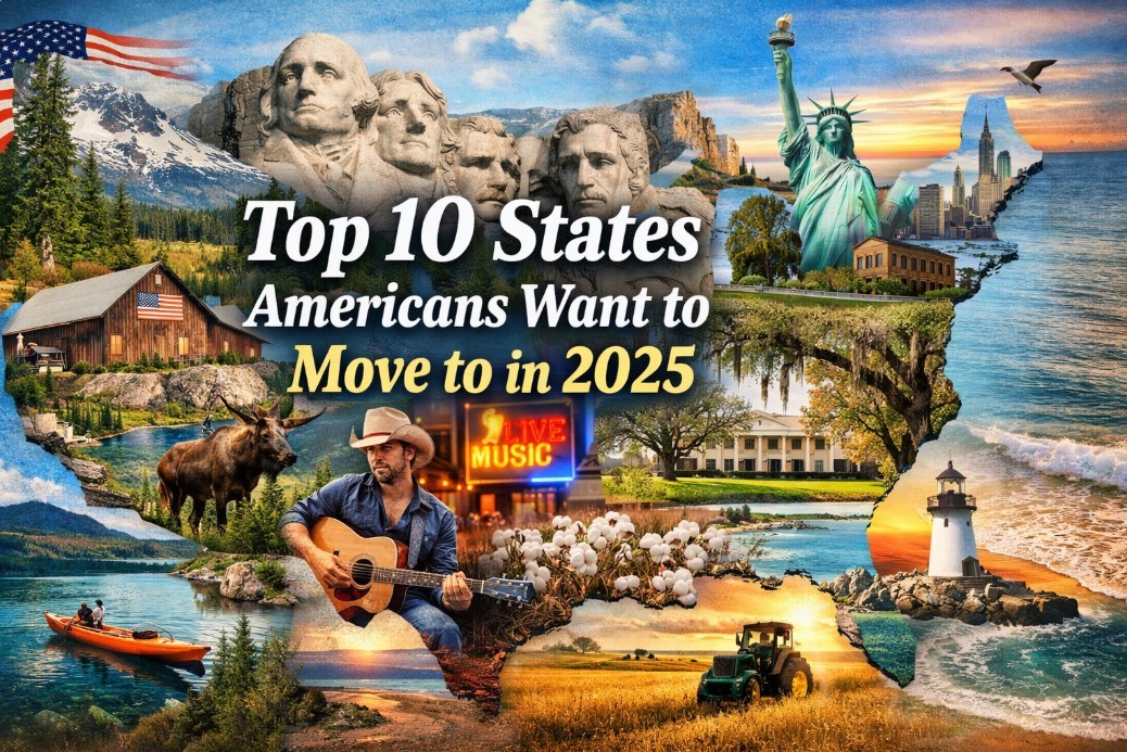 The Top 10 'Most Desirable' States to Move - What They Offer, and What They Cost You