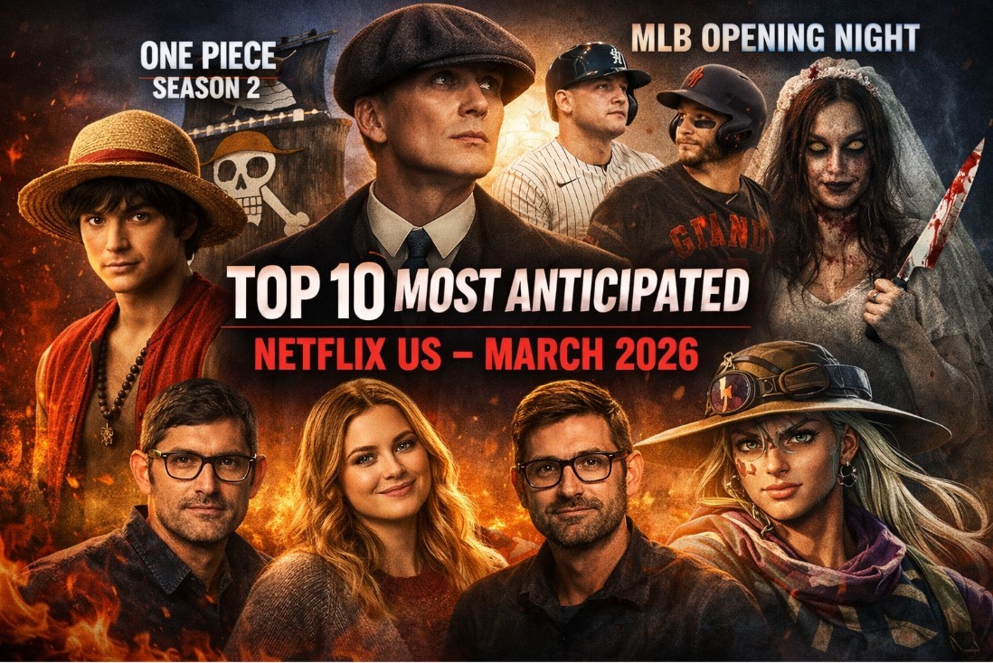 Top 10 Most Anticipated on Netflix US in March 2026: Biggest Releases Ranked