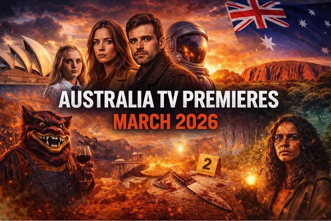Australia TV Premieres in March 2026: Must-Watch Highlights, And Day-by-Day Calendar
