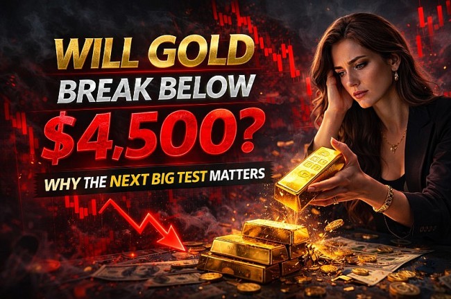 Will Gold Break Below $4,500? The Sell-Off Is Real, but So Is the Next Big Test