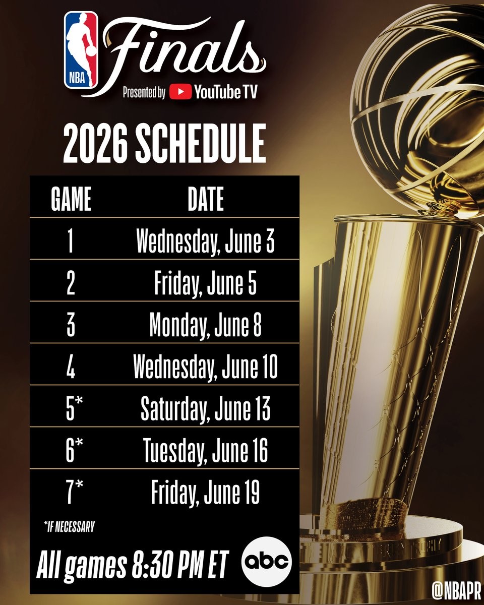 NBA Finals 2026 Schedule on YouTube TV: Full Dates, Times, and How to Watch