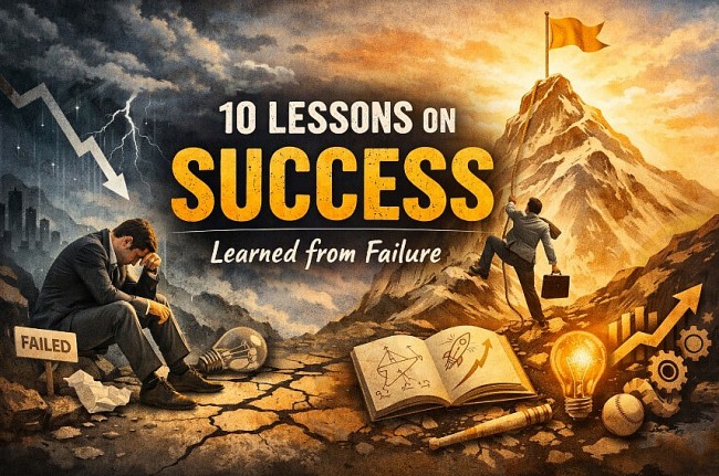 10 Powerful Lessons on Success Learned from Failure