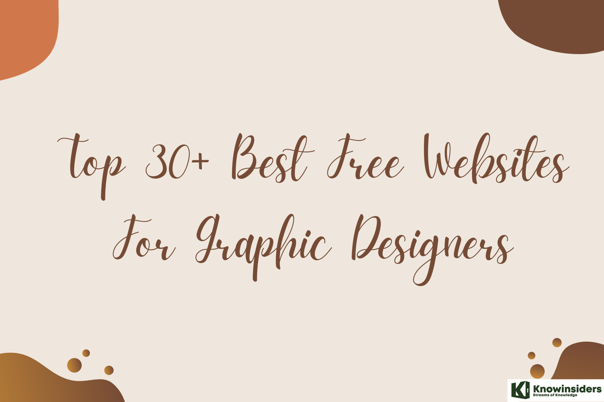 Top 30 Free Websites Every Graphic Designer Should Know About