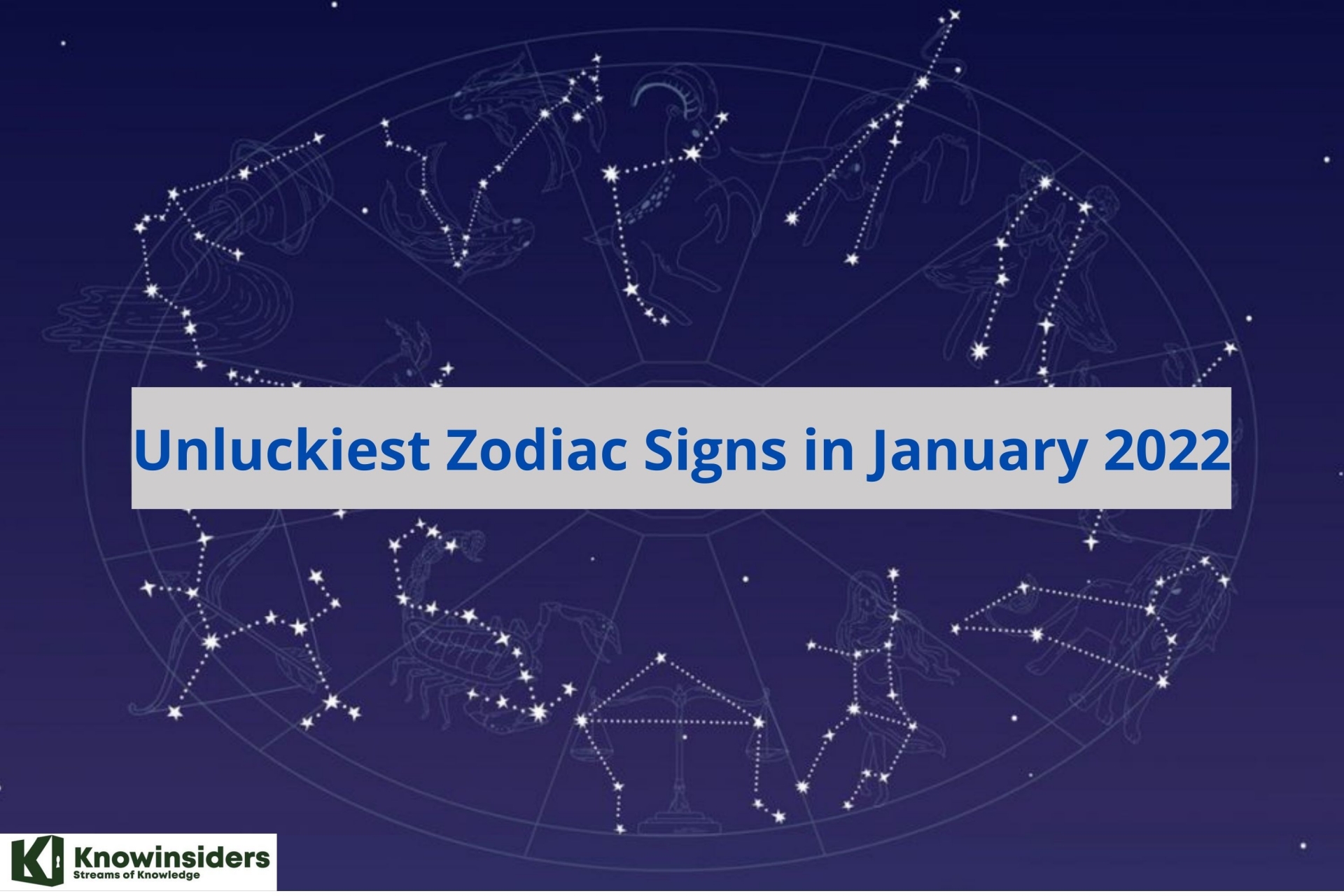Top 3 Unlucky Zodiac Signs in January 2022