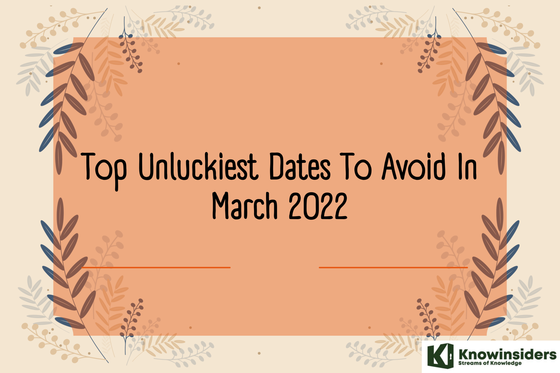 Top Inauspicious Dates To Avoid In March 2022