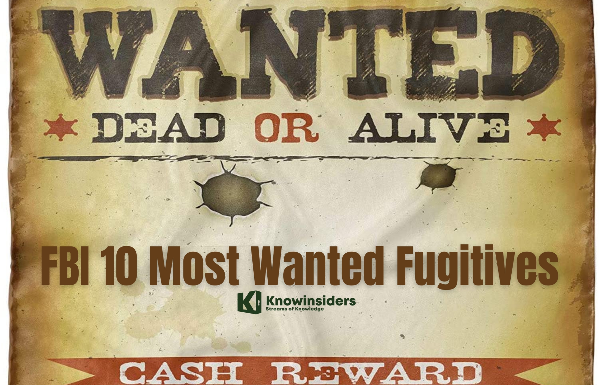 Top 10 Most Wanted Fugitives in the U.S by FBI