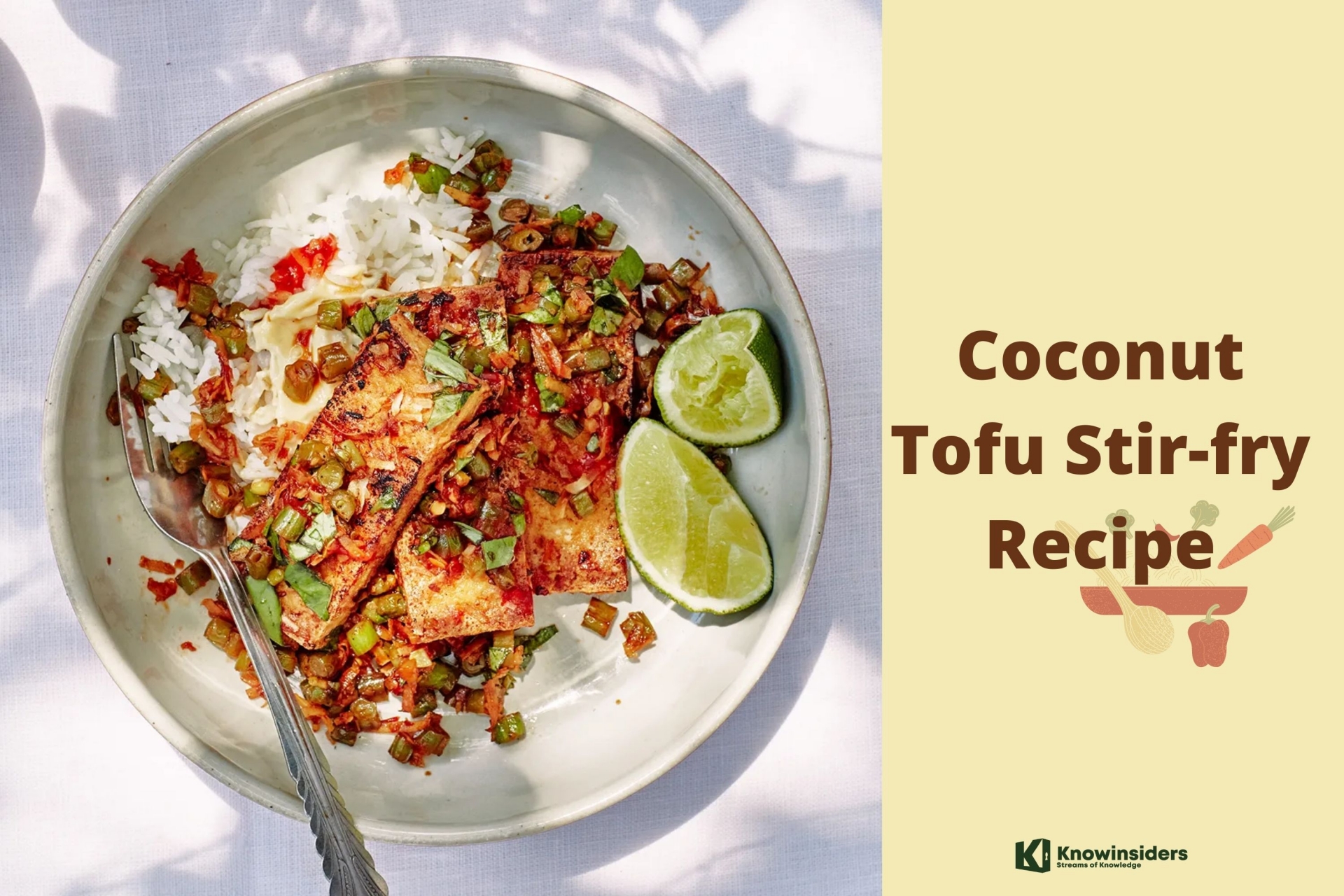 How to Make Coconut Tofu Stir-fry with Easy Steps