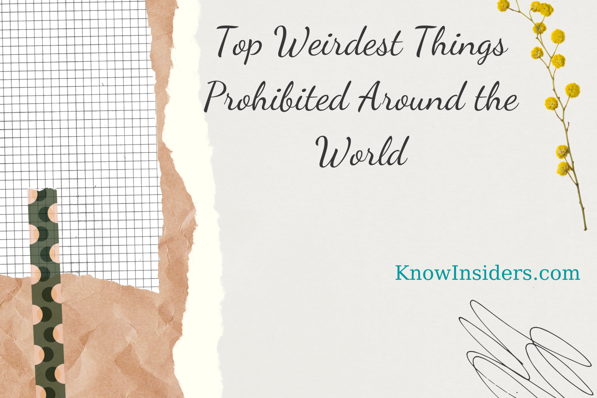 Top Weirdest Things Prohibited Around the World