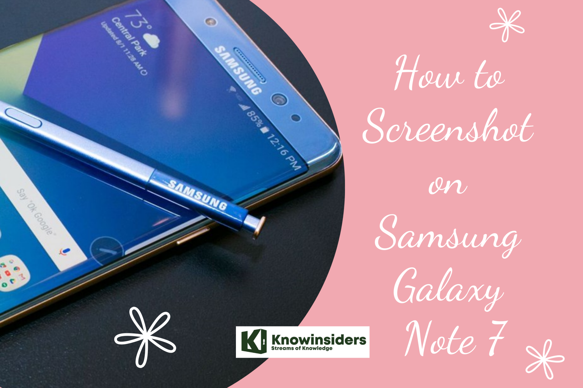 How to Screenshot on Samsung Galaxy Note 7 with 5 Simplest Ways