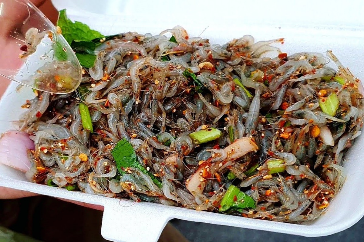 World's Most Bizarre Food: Goong ten from Thailand