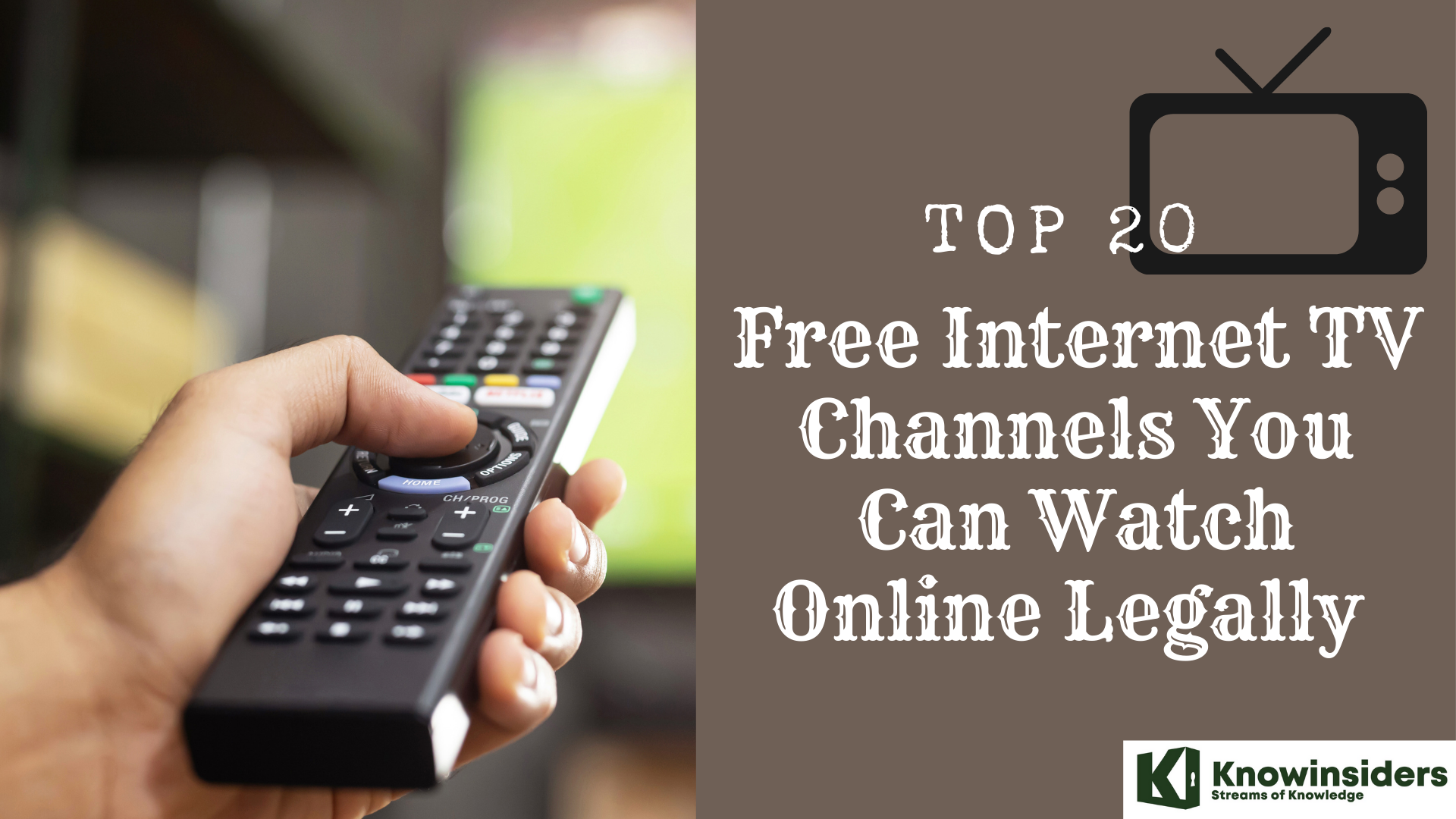 Top 20 Free Internet TV Channels You Can Watch Online Legally