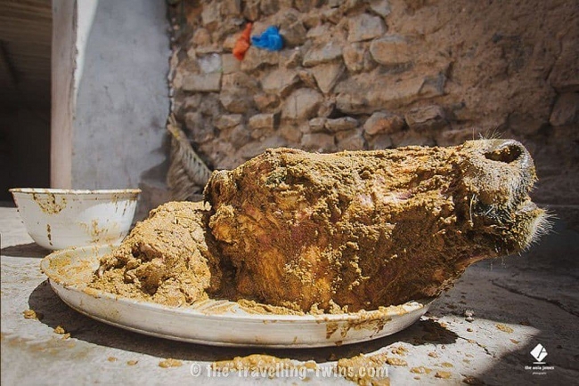 Ox head (shuwa), one of world's weirdest dishes