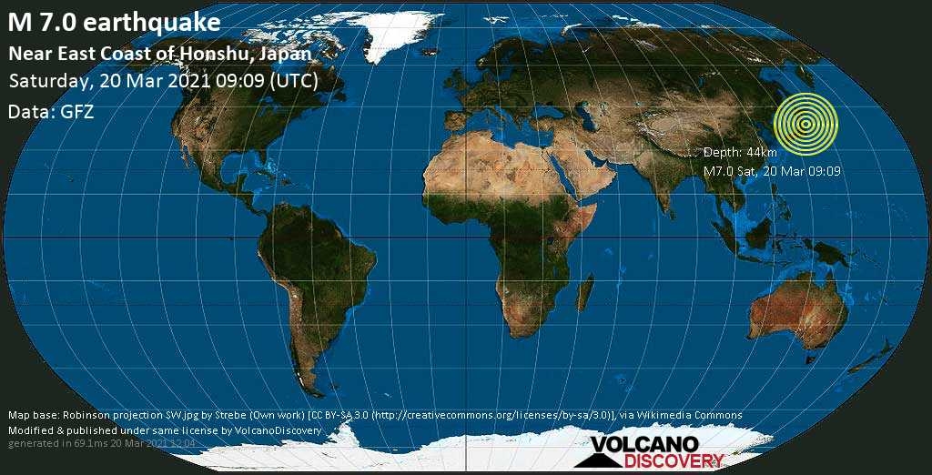 Update: Japan Earthquake shaking Tokyo, Tsunami Warning