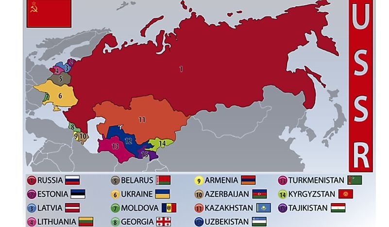 Former Soviet Union (USSR): What Happened to the 15 Republics Today